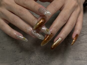 モアナ(moana)の写真/これからの季節に映えるデザインネイル♪周りと被らない色味であなただけの色を楽しもう♪[稲毛海岸/千葉]