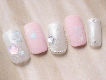 アイネイルズ 天神今泉店(I-nails)/スノーパウダー星design