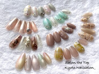 サロン ザ トップ(Salon the Top)の写真/【丁寧ケア込☆定額Rコース¥6700】旬のArtが満載♪毎月デザイン更新しているので理想のデザインが見つかる!