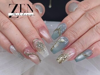ゼン ネイル デザイン 池袋(ZEN NAIL DESIGN)/* 長 さだしやり放題×つけ放題