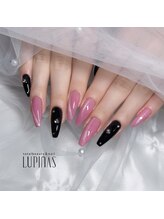 ルピナス(LUPINAS)/pink×black