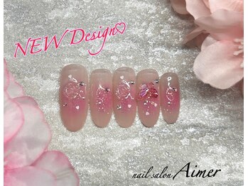 エメ(Aimer)/新作☆韓国・ワンホンネイル♪