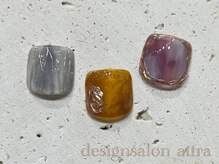 ネイルサロン アトラ(design salon attra)/フットネイル親指アート9900円