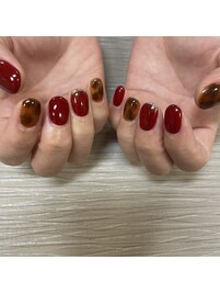 ボルドーとべっ甲*♪