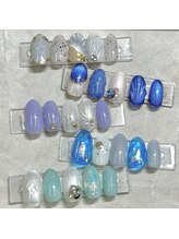 アモール/夏ネイルフリーデザイン