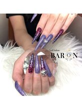 バロン 新宿店(BARON)/パープル×レオパード☆:*+..:+