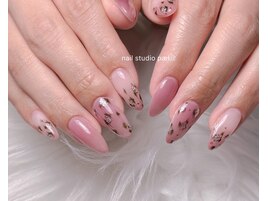 ピンク/レオパード