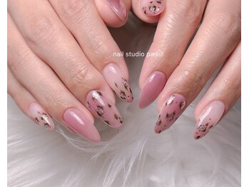 ピンク/レオパード