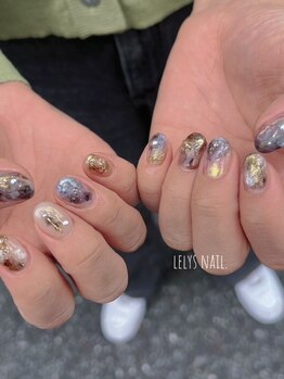 レリーズ ネイル(Lelys nail)/持ち込みニュアンスデザイン