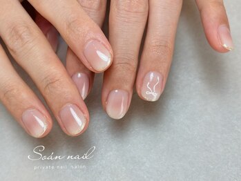 ソアンネイル(Soan nail)/チークリボン