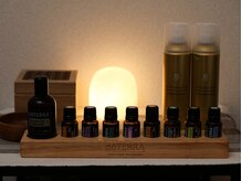 無料オプション→選べるアロマの香り・爽快炭酸スプレー