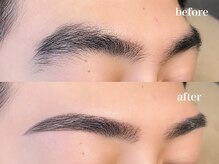 UNE eyesalon Noir【アン アイサロン ノワール】まつげパーマ・眉毛・LEDマツエクの雰囲気(アイブロウメニューあります!メンズも可◎骨格診断美眉/HBL)