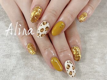 エリナネイルサロン池袋(Alina Nail Salon)/ヒョウ柄ネイル