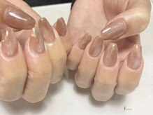 アイネイルズ 渋谷店(I nails)/【Saki.o】もやミラーニュアンス