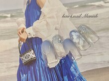 マニッシュ(Manish)/キラキラグラデとフラワー