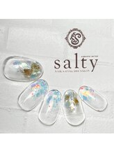 ネイルアンドアイラッシュサロン ソルティ 寺田町(salty)/キラッキラネイル