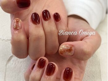 ビアンカ ネイルサロン 大宮店(Bianca)/ニュアンス☆一本アート