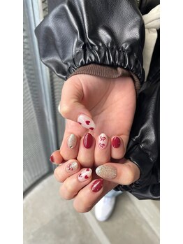 ハートとリボン