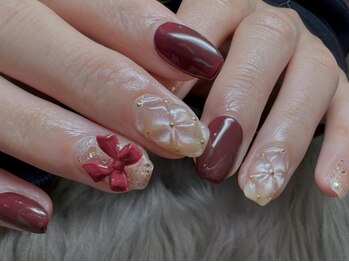 アングゥ ウル(ungu ul)/ボルドー×キルティング