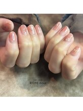 リッシュ ドゥ(RICHE deux)/春カラーのニュアンスネイル
