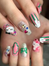 クムネイル(Qmu nail)/派手ポップネイル☆