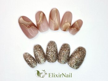 エリクサーネイル 神田(Elixir Nail)/シンプル / クーポン使用