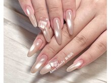 アモールビューティー 新宿店(Amor Beauty)/チップ長さだしマグネットネイル