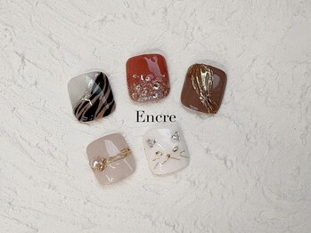 アンクル 高円寺(Encre)/フットネイル親指アート¥5800