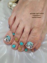 プライベート ネイルサロン マーマ(murmur)/花柄ネイル