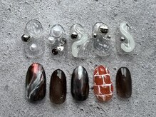 グロウ ネイル(GLOW×NAIL)/アート定額コース　2023年5月