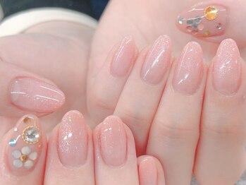 ディーネイル 四条烏丸(D-nail)/【山田】ストーンフラワー