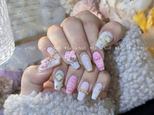 レアネイル 渋谷店(Le’a nail)/千鳥柄☆持ち込みデザイン