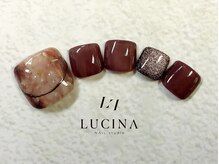 ネイルスタジオ ルキナ(LUCINA)/c-389 秋色ニュアンスネイル