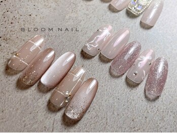 ブルームネイル ナゴヤ 名駅店(BLOOM NAIL nagoya)の写真/モチの良さや美しい仕上がりに自信あり◎定額コースもデザインが豊富、無料でお好きな色に変更できます♪