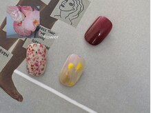 ウーネイル 代々木上原(woo nail)/お花モチーフネイル