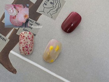 お花モチーフネイル