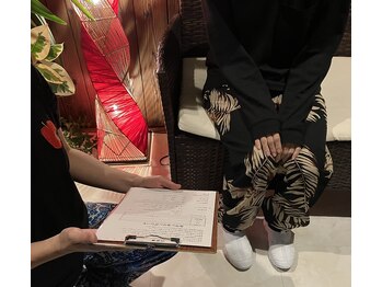 アジアンリラクゼーション ヴィラ 府中栄町店(asian relaxation villa)の写真/丁寧なカウンセリングでお悩みをしっかり解消します!完全プライベート空間なので初めての方にもピッタリ◎