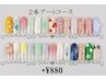 2本アートワンカラー・グラデーションコース　￥5380