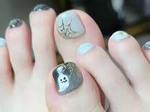 ネイルニコ(nail nico)/おばけフットネイル