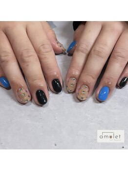 アミュレット 金剛店(amulet)/宝石ネイル
