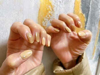 キキネイル たまプラーザ店(kikinail)/1.2月定額A 大人シンプルネイル