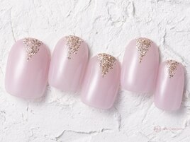 ピンクゴールドラメ￥8050