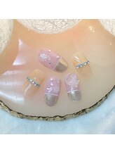 ベリー(berry)/定額¥7500 結晶ワンホンネイル