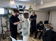 シフォン(chiffon)/テレビ取材風景