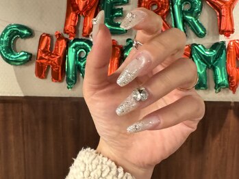 ヒラソルネイル(Girasol nail)/ワンホンネイル