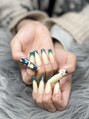 ラッキーネイル(lucky nail) 手書きキャラクターネイルです♪