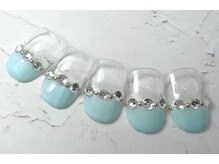 ネイルハウス安气子 新丸ビル店/シンプル/大人可愛い／シェラ