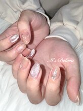 エムズベルラ(M's Belura)/クリスマス風ネイル