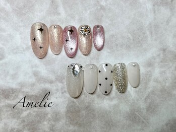 アメリ(Amelie)の写真/【長さ出し1本～OK】長さ出しでお好きなデザインが思い通りに♪爪のお悩みもお気軽にご相談下さい！