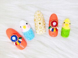 もふもふインコちゃん